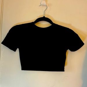 cropped zara baby tee